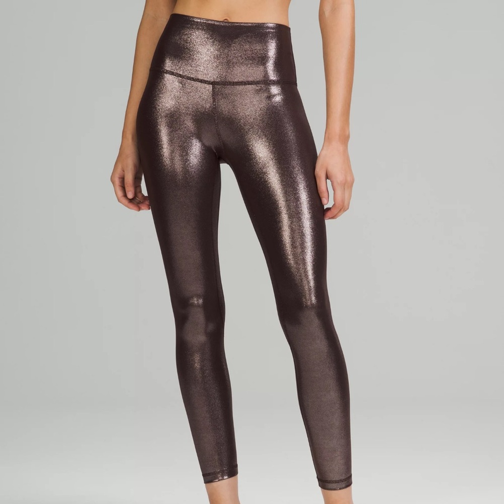 Shiny Metallic Lululemon Leggings